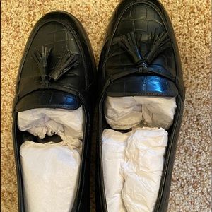 Karen Scott black leather shoes